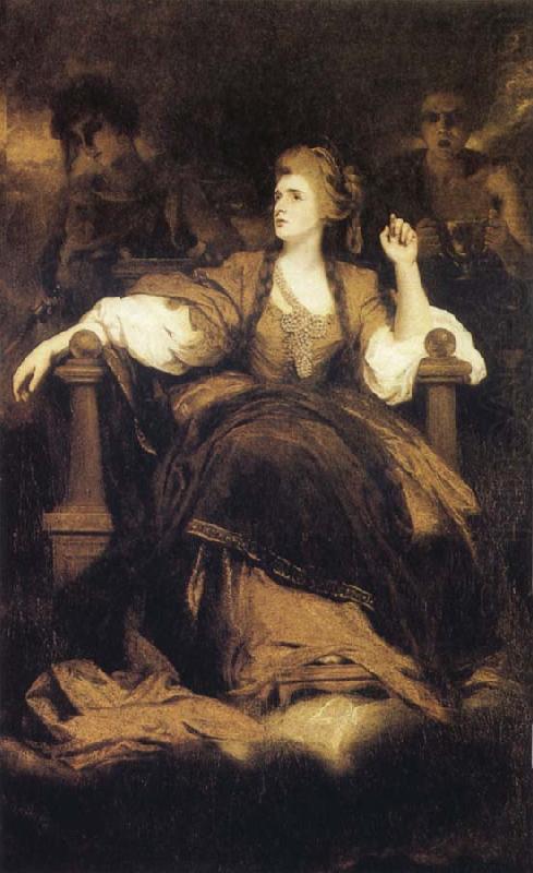 Sarah Siddons as the Traginc Muse, Sir Joshua Reynolds